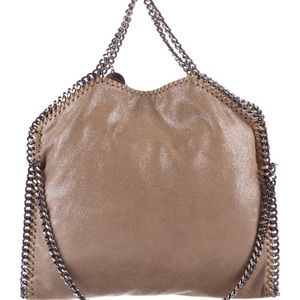 STELLA MCCARTNEY LRG-Nude Falabella Fold Over Tote